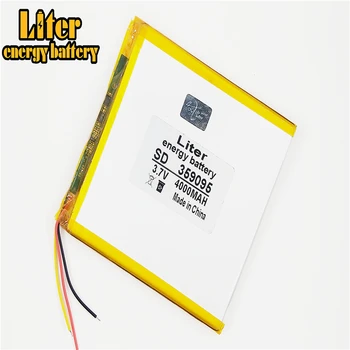 3 linia de 4000 mah 3.7 V baterie tabletă gm baterie litiu-polimer 359095 baterie Li-ion pentru MP3 MP4