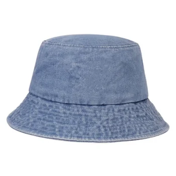 Noi Pliabil Pescar Pălărie Spălate Denim Găleată Pălării Unisex Moda panama Sepci Hip Hop Bărbați Femei Găleată cu Capac Gorras