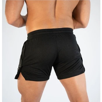 Bărbați sport pantaloni scurți de Fitness iute uscat pantaloni Scurți de sex Masculin care Rulează colanti de formare de fotbal, pantaloni Scurți de Plajă mma Exercițiu Pantaloni pentru bărbați plus dimensiune
