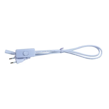 1,2 M T5 UE Plug Cablu Cu Întrerupător Și Timer sau Fără Cronometru Intrare 180V-245V Pentru LED-uri Cresc de Lumină UE Sau SUA Plug Swith Cablu 2.5 a
