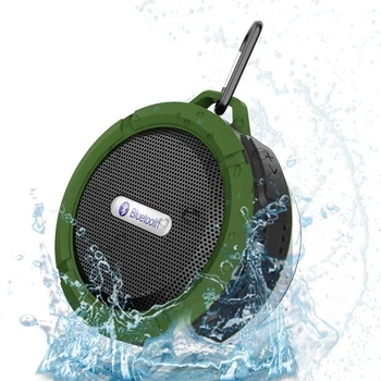 Mini Difuzor Bluetooth Plastic Portabil Wireless cu Apeluri Handsfree rezistent la apa Pentru Dusuri Baie Biata Masina Beach & în aer liber