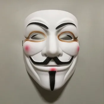 V de la Vendetta Masca Anonymous Guy Fawkes Rochie Fancy Costum Adult Accesoriu de Petrecere Cosplay Măști