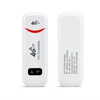 4G WiFi USB Router 100Mbps LTE Modem Wireless Hotspot cu Cartela SIM pentru Smartphone, iPad, PC, Laptop