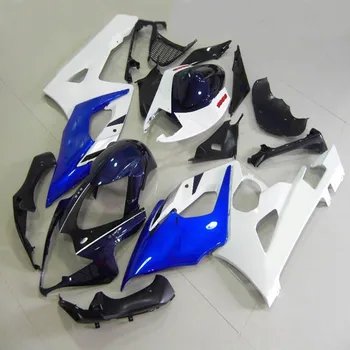 Noi ABS Carenajele &acoperă& bodyworks Kit Fit Pentru SUZUKI GSXR1000 2005-2006 GSXR1000 K5 05 06 carenajele albastru alb negru
