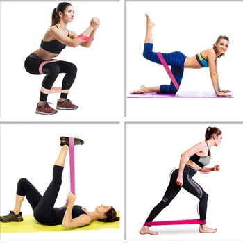 Benzile de rezistență Set de 4 Exercitii Buclă pentru Femei Picioarele și Fundul Sportive Crossfit Yoga Pilates Puterea de Formare, de Terapie Fizică