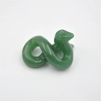Naturale cristal sculptate în jad șarpe ornamente colorate de jad zodiac meserii pentru cadouri