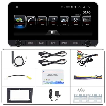 De 10,25 Inci Auto Universal Player Multimedia 2G+32G Carplay DSP 36EQ de Navigare GPS BT Suport cu Andriod 9.0