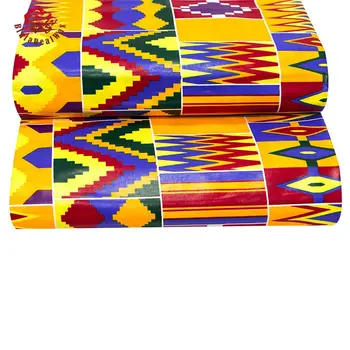 African Tesatura Ankara en-Gros 2020 Africane Kente Imprimare Bumbac African Wax Tesatura de Mireasa Rochii de Mireasa pentru femei 24FS1381