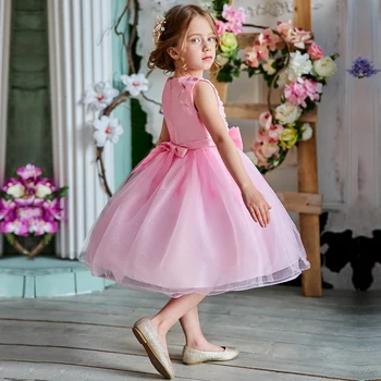 Copil de vara Copii Fată Dress Toddler Princess Party Ananas Imprimare Rochii Tutu pentru Fete pentru Copii jocuri Casual Purta Haine 4 8 10T