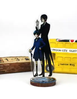 16cm anime Japonez figura black butler Kuroshitsuji Sebastian Ciel acrilic figura model crylic acțiune figura