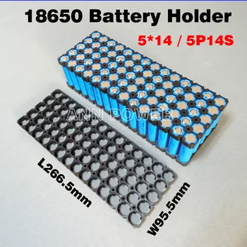 5P14S 18650 baterie li-ion suport Folosit pentru 14S 51.8 V, 10ah 12Ah 15Ah bateria cu litiu 5*14 50.4 V baterii suport / consolă