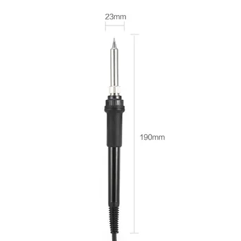 90W Electronice ciocan de Lipit Încălzit PVC se Ocupe de Sudare Lipire 6 Găuri Rework Repararea Instrument de Lipire Pen universal negru di