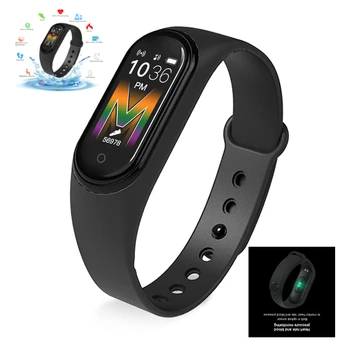 2020 Nou Bluetooth Sport Tracker de Fitness M5 Ceasuri Inteligente Monitor de Ritm Cardiac Memento Apel Bărbați Femei Inteligent Brățară ceas