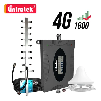 Lintratek Repetor 4G 1800 Celulare Amplificator Amplificator de Semnal GSM Smartphone LTE 1800mhz 4g Internet DCS Voce Antena Yagi Set g