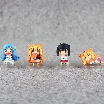 8Pcs/Lot Anime Sankaku Cap Himouto! Umaru-chan Doma PVC Acțiune Figura Jucării Colletible Model XMAS Cadouri