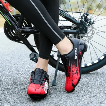 Cele mai recente auto-blocare biciclete rutier pantofi barbati Spd adidași Hombre profesionale femei biciclete MTB pantofi triatlon Sapatilha Ciclismo