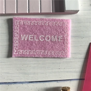 Realizate manual roz Arc Zână ușa mare cadou pentru fete in miniatura zane magice zână dinte ușa Set de Praf Saltea de bun venit Picioare Printer