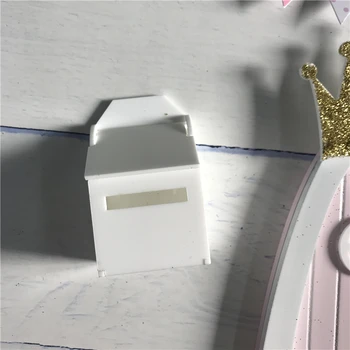 Realizate manual roz Arc Zână ușa mare cadou pentru fete in miniatura zane magice zână dinte ușa Set de Praf Saltea de bun venit Picioare Printer