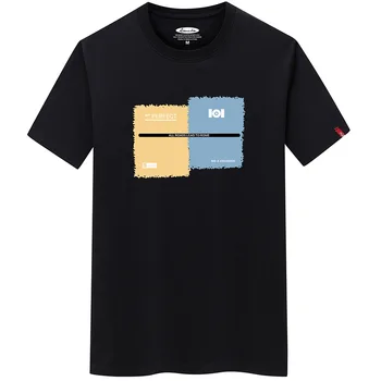 Riinr 2020 Noua Moda de Vara Scrisoare de Imprimare Tricou Barbati Haine de Dimensiuni Mari Bărbați T-Shirt O-Gat Maneci Scurte Casual Bumbac 6XL