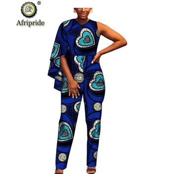 2018~2019 africane salopete pentru femei AFRIPRIDE dashiki bazin riche pure bumbac ankara imprimare personalizat privat haine S1829003