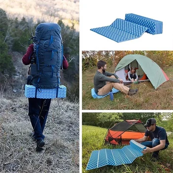 190*56cm Ultralight Spuma Pliant Camping Mat în aer liber Camping Saltea Drumeții Saltea de Dormit pe Plaja Cort Backpacking Pad de Dormit