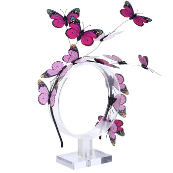 AWAYTR DIY Fluture Coroane Hendband de Simulare de Fată Bentițe de Păr de Moda Hoop Doamnelor Headpieces pentru Femei Accesorii de Par