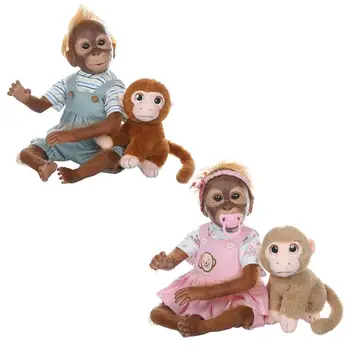 Noi Gemeni Drăguț Maimuță Jucarii Creative Pentru Copii de Plus pentru Copii de Companie Jucării