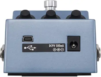 Zoom multistop cor întârziere și reverse pedal (zms70cdr), portabil de chitara pedala