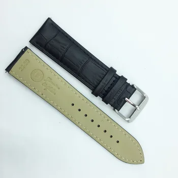 Universal Piele naturala Watchbands 18mm 19mm 20mm 21mm 22mm 24mm Trupa Ceas Curea de Ceas Eliberare Rapidă Maro Negru