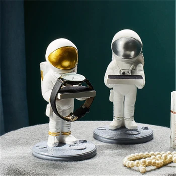 Creative Rășină Astronaut Meserii Ornamente Foto Deoration Ceas Stand De Birou Modern Living Home Decor Accesorii Cadou