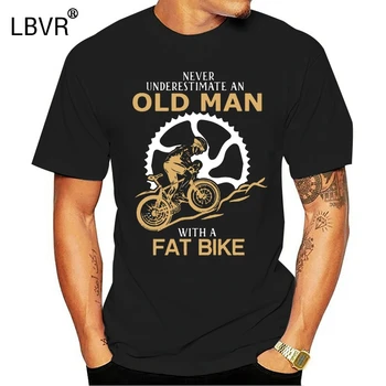 Barbati Tricou Niciodată să nu suimezi un om bătrân cu un fat bike Femei t-shirt