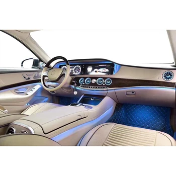 Auto Consola Bord LED AC Condiție de Lumină Ambientală a Aerului de Evacuare Pentru Mercedes-Benz S-Class W222 Turbo Culori decorative de Iluminat