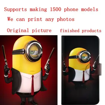 DIY Telefon sac personalizate personalizate Imagine foto din piele PU caz flip cover pentru Huawei Honor 7 DUA-L22 DUA-LX3
