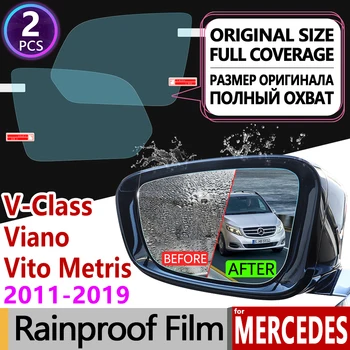 Pentru Mercedes-Benz Vito V-Class, Viano Valente Legume W639 W447 2004 - 2019 Acoperire Completă Anti Ceață Film Oglinda Retrovizoare Accesorii