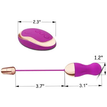 10 Viteza Wireless de Control de la Distanță Vibratoare Glont Vibrator USB Reîncărcabilă Dragoste Ouă Sex Jucării, Produse pentru Femei, Vaginul Mașină
