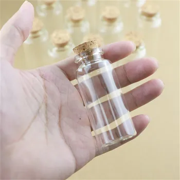 12pcs/Lot 30ml 30*70mm Dopuri de Sticle de Sticlă cu Dop de Meserii Borcane Plută Mini Transparent Gol DIY Mic Flacon de Sticlă, Sticle