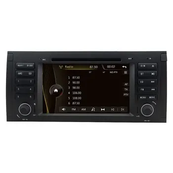 Josmlie 1 Din Masina DVD Player Pentru BMW E39 BMW X5 E53 M5 Audio Radio Multimeida Sistem de Navigare GPS cu Ecran Tactil Unitate Cap DAB+