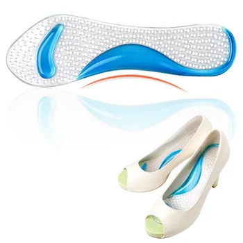 Femeile din Silicon Gel Insoles Suport Arc Ortezare Flatfoot Prevenire Picior Cocon Tocuri inalte Pantofi Pad FS99