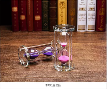 Cristal Clepsidra Timer pentru Copii Timp de 30 de Minute 60 de Minute Cadou de Ziua Creative Decor Acasă Meserii Ceas de Nisip Cronometre