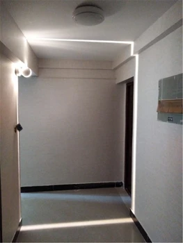 Exterior Impermeabil IP67 LED lampă de perete, suprafață montate led-uri de perete tranșee linie Culoar Dormitor de Iluminat Decorative Fereastra de perete de lumină