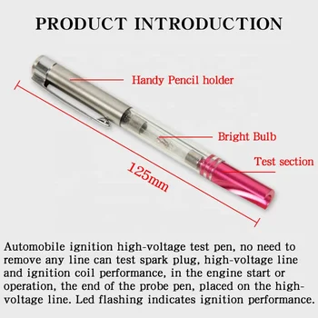 Auto Aprindere Bobina Circuitului Tester Fără a Scoate cablu de Înaltă tensiune de Aprindere Test Pen