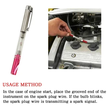 Auto Aprindere Bobina Circuitului Tester Fără a Scoate cablu de Înaltă tensiune de Aprindere Test Pen