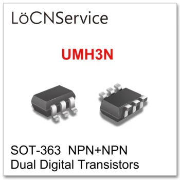 LoCNService 3000BUC SOT363 UMH3N Digital Dual Tranzistori (NPN+NPN) Calitativ Ridicat