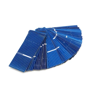 50pcs/lot x Siliciu Policristalin celule Solare Panou Painel DIY Încărcător Solare Sunpower Bord 52*19mm 0,5 V 0.16 W