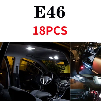 Perfect Alb Canbus fara Eroare de bec cu LED de interior dome hartă lumina de interior Kit pentru 1990-2013 BMW Seria 3 E36 E46 E90 E91 E92 E93