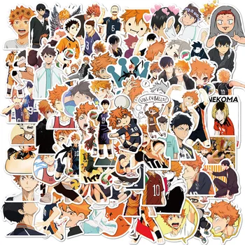50Pcs/100buc/Set Japonia Anime Desene animate Recuzită Haikyuu!! Hinata Shoyo Kageyama Tobio Autocolant Jucarii Si Cadouri Chitara Telefon Autocolante