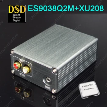 Mini ES9038Q2M ES9038 XMOS XU208 DAC USB placa de Sunet USB pentru Căști de Ieșire DSD Nativ de Înaltă Rezoluție Audio Hi-Fi,100V-240V AC Adaptor