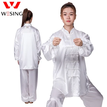 WESING TaiChi uniformă Kung Fu, Arte Martiale haine de mătase Chineză wushu Îmbrăcăminte