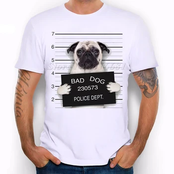 Noi 2017 Moda de Vara Bulldog francez de Design T-Shirt pentru Bărbați de Înaltă Calitate câine Topuri Hipster Teuri pa890 50