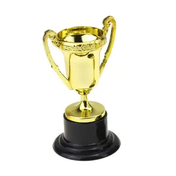 10BUC Mini din Plastic Cupe de Aur Trofee Pentru Petrecere Copii, de Învățare Timpurie Jucării Premii de Vacanță pentru Copii Trofeu Recompensa Giveaway